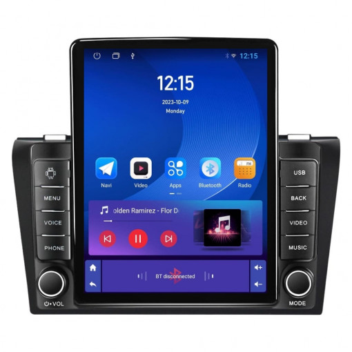 Navigatie dedicata cu Android Mazda 3 2003 - 2009, 1GB RAM, Radio GPS Dual Zone, Touchscreen IPS 9.7" HD tip Tesla, Internet Wi-Fi, Bluetooth, MirrorLink, USB