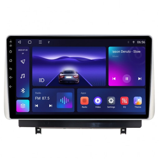 Navigatie dedicata cu Android Mazda 3 dupa 2019, 3GB RAM, Radio GPS Dual Zone, Display HD QLED 10" Touchscreen, Internet Wi-Fi si slot SIM 4G, Bluetooth, MirrorLink, USB