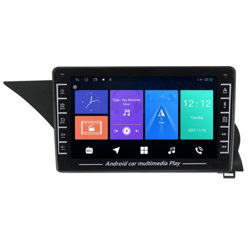 Navigatie dedicata cu Android Mercedes GLK X204 2008 - 2012, 1GB RAM, Radio GPS Dual Zone, Display HD IPS 8" Touchscreen, Internet Wi-Fi, Bluetooth, MirrorLink, USB, Waze