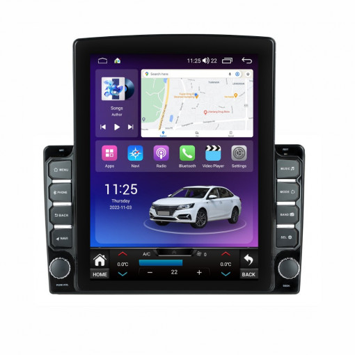 Navigatie dedicata cu Android Nissan Tiida 2004 - 2013, 8GB RAM, Radio GPS Dual Zone, Touchscreen IPS 9.7" HD tip Tesla, Internet Wi-Fi si slot SIM 4G, Bluetooth, MirrorLink, USB, Waze