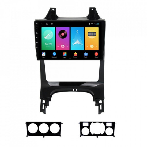 Navigatie dedicata cu Android Peugeot 5008 2009 - 2016, 2GB RAM, Radio GPS Dual Zone, Display HD 9" Touchscreen, Internet Wi-Fi, Bluetooth, MirrorLink, USB, Waze