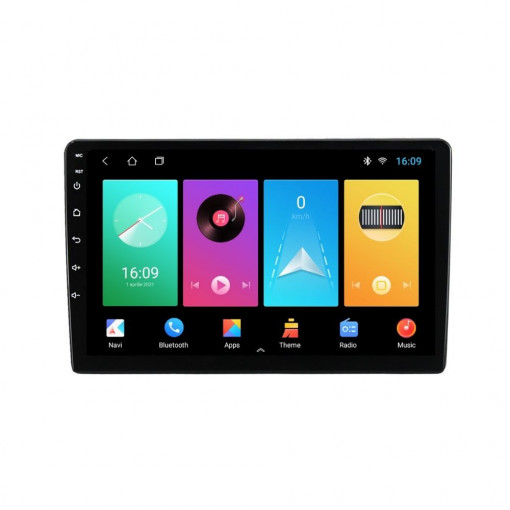 Navigatie dedicata cu Android Renault Captur II dupa 2020, 1GB RAM, Radio GPS Dual Zone, Display HD IPS 9" Touchscreen, Internet Wi-Fi, Bluetooth, MirrorLink, USB, Waze