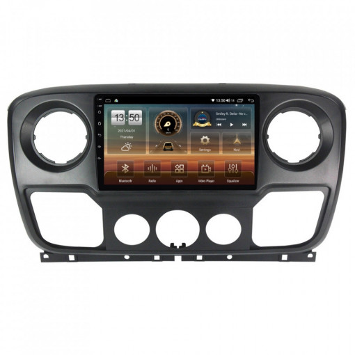 Navigatie dedicata cu Android Renault Master III 2010 - 2021, 4GB RAM, Radio GPS Dual Zone, Display HD IPS 10" Touchscreen, Internet Wi-Fi si slot SIM 4G, Bluetooth, MirrorLink, USB, Waze