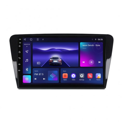 Navigatie dedicata cu Android Skoda Octavia III 2013 - 2020, 3GB RAM, Radio GPS Dual Zone, Display HD QLED 10" Touchscreen, Internet Wi-Fi si slot SIM 4G, Bluetooth, MirrorLink, USB