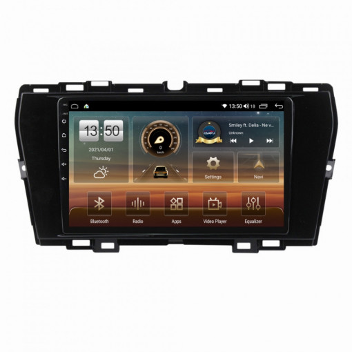 Navigatie dedicata cu Android Ssangyong Tivoli dupa 2020, 6GB RAM, Radio GPS Dual Zone, Display HD IPS 9" Touchscreen, Internet Wi-Fi si slot SIM 4G, Bluetooth, MirrorLink, USB, Waze