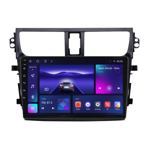 Navigatie dedicata cu Android Suzuki Celerio dupa 2014, 3GB RAM, Radio GPS Dual Zone, Display HD QLED 9" Touchscreen, Internet Wi-Fi si slot SIM 4G, Bluetooth, MirrorLink, USB