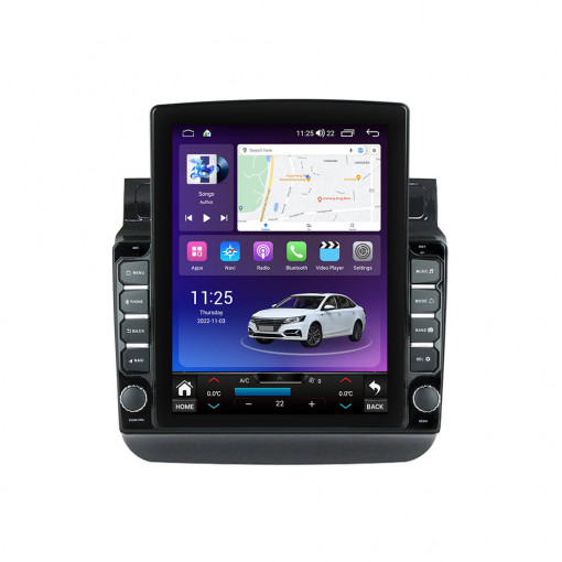 Navigatie dedicata cu Android VW Touareg 7P 2010 - 2018, 8GB RAM, Radio GPS Dual Zone, Touchscreen IPS 9.7" HD tip Tesla, Internet Wi-Fi si slot SIM 4G, Bluetooth, MirrorLink, USB, Waze