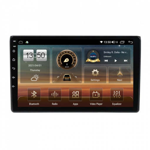 Navigatie dedicata cu Android Audi A4 (B6, B7) 2000 - 2008, 8GB RAM, Radio GPS Dual Zone, Display HD IPS 9" Touchscreen, Internet Wi-Fi si slot SIM 4G, Bluetooth, MirrorLink, USB, Waze