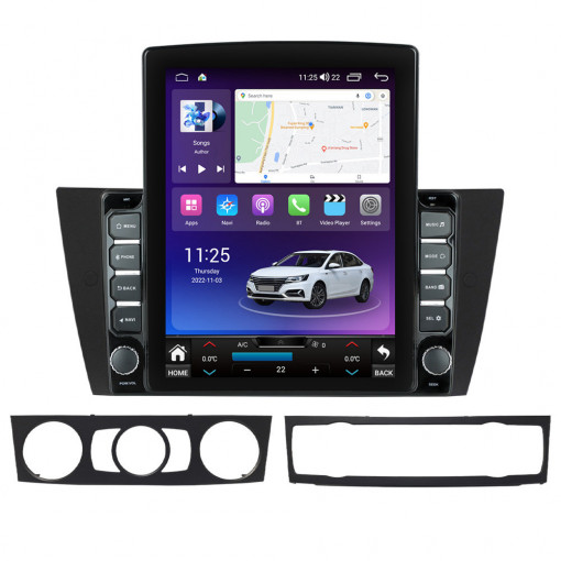 Navigatie dedicata cu Android BMW Seria 3 (E90) 2004 - 2013, 4GB RAM, Radio GPS Dual Zone, Touchscreen IPS 9.7" HD tip Tesla, Internet Wi-Fi si slot SIM 4G, Bluetooth, MirrorLink, USB, Waze