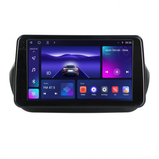 Navigatie dedicata cu Android Fiat Fiorino 2007 - 2021, 3GB RAM, Radio GPS Dual Zone, Display HD QLED 9" Touchscreen, Internet Wi-Fi si slot SIM 4G, Bluetooth, MirrorLink, USB