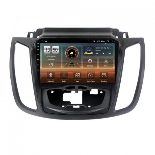 Navigatie dedicata cu Android Ford C-Max II / Grand C-Max 2010 - 2019 cu navigatie originala, 4GB RAM, Radio GPS Dual Zone, Display HD IPS 9" Touchscreen, Internet Wi-Fi si slot SIM 4G, Bluetooth, MirrorLink, USB, Waze