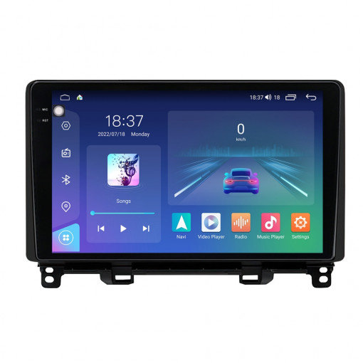 Navigatie dedicata cu Android Honda Jazz V dupa 2020, 4GB RAM, Radio GPS Dual Zone, Display 2K QLED 10.36" Touchscreen, Internet Wi-Fi si slot SIM 4G, Bluetooth, MirrorLink, USB