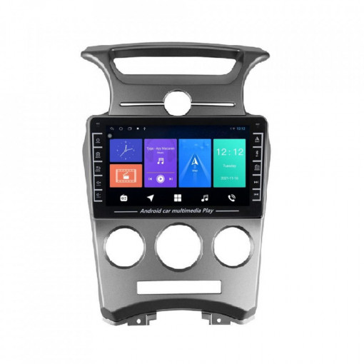 Navigatie dedicata cu Android KIA Carens III 2006 - 2013, clima manuala, 1GB RAM, Radio GPS Dual Zone, Display HD IPS 8" Touchscreen, Internet Wi-Fi, Bluetooth, MirrorLink, USB, Waze