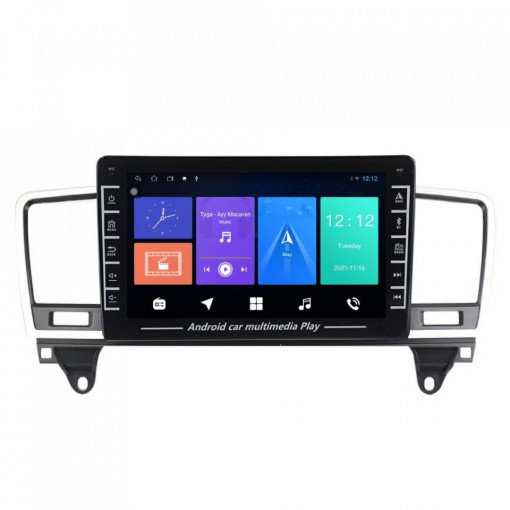 Navigatie dedicata cu Android Mercedes M-Class ML W166 2011 - 2015, 1GB RAM, Radio GPS Dual Zone, Display HD IPS 8" Touchscreen, Internet Wi-Fi, Bluetooth, MirrorLink, USB, Waze