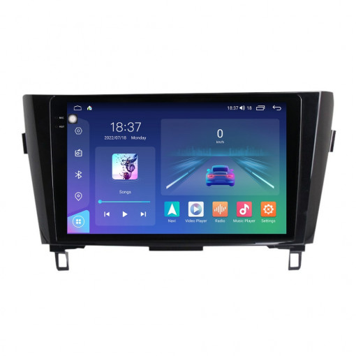 Navigatie dedicata cu Android Nissan Qashqai II 2014 - 2021, 4GB RAM, Radio GPS Dual Zone, Display 2K QLED 10.36" Touchscreen, Internet Wi-Fi si slot SIM 4G, Bluetooth, MirrorLink, USB, Waze