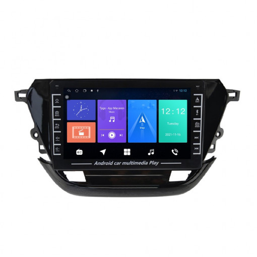 Navigatie dedicata cu Android Opel Corsa F dupa 2019, 1GB RAM, Radio GPS Dual Zone, Display HD IPS 8" Touchscreen, Internet Wi-Fi, Bluetooth, MirrorLink, USB, Waze