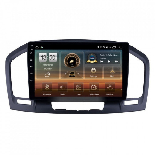 Navigatie dedicata cu Android Opel Insignia A 2008 - 2013, 4GB RAM, Radio GPS Dual Zone, Display HD IPS 9" Touchscreen, Internet Wi-Fi si slot SIM 4G, Bluetooth, MirrorLink, USB, Waze