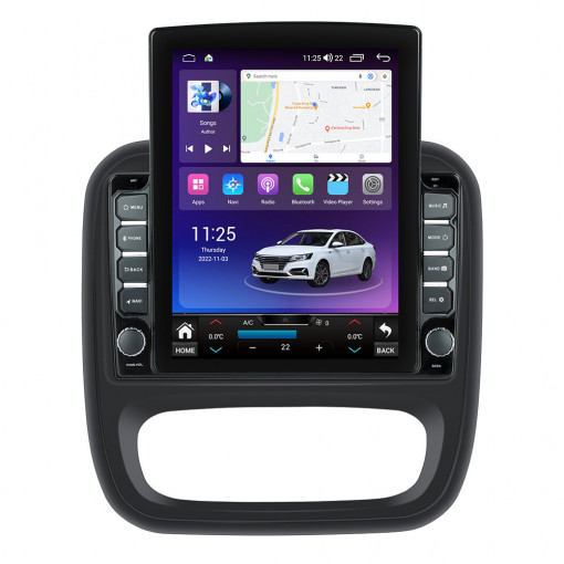Navigatie dedicata cu Android Opel Vivaro B 2014 - 2019, 8GB RAM, Radio GPS Dual Zone, Touchscreen IPS 9.7" HD tip Tesla, Internet Wi-Fi si slot SIM 4G, Bluetooth, MirrorLink, USB, Waze