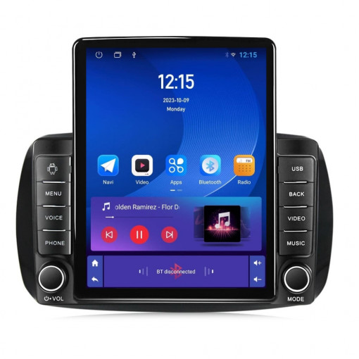 Navigatie dedicata cu Android Smart Forfour dupa 2014, 1GB RAM, Radio GPS Dual Zone, Touchscreen IPS 9.7" HD tip Tesla, Internet Wi-Fi, Bluetooth, MirrorLink, USB