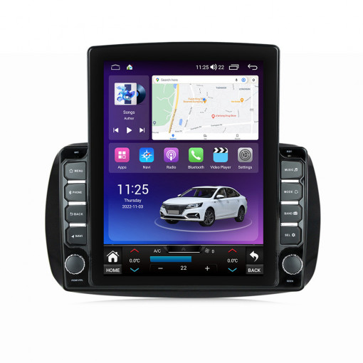 Navigatie dedicata cu Android Smart Forfour dupa 2014, 4GB RAM, Radio GPS Dual Zone, Touchscreen IPS 9.7" HD tip Tesla, Internet Wi-Fi si slot SIM 4G, Bluetooth, MirrorLink, USB, Waze