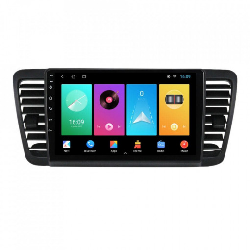 Navigatie dedicata cu Android Subaru Outback / Legacy 2003 - 2009, 2GB RAM, Radio GPS Dual Zone, Display HD 9" Touchscreen, Internet Wi-Fi, Bluetooth, MirrorLink, USB, Waze