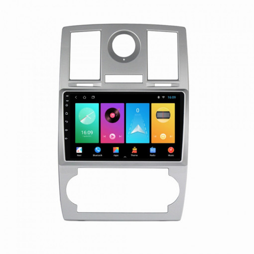 Navigatie dedicata cu Android Chrysler 300C 2004 - 2010, 2GB RAM, Radio GPS Dual Zone, Display HD 9" Touchscreen, Internet Wi-Fi, Bluetooth, MirrorLink, USB, Waze
