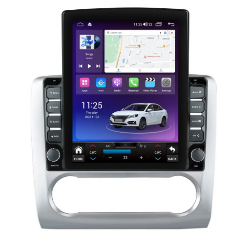Navigatie dedicata cu Android Ford Focus II 2004 - 2011, 4GB RAM, Radio GPS Dual Zone, Touchscreen IPS 9.7" HD tip Tesla, Internet Wi-Fi si slot SIM 4G, Bluetooth, MirrorLink, USB, Waze