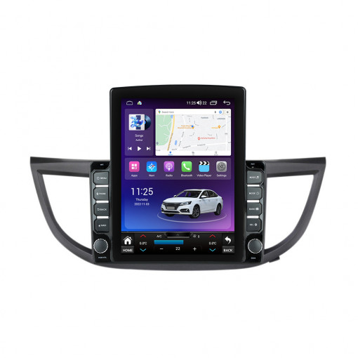 Navigatie dedicata cu Android Honda CR-V IV 2012 - 2018, 4GB RAM, Radio GPS Dual Zone, Touchscreen IPS 9.7" HD tip Tesla, Internet Wi-Fi si slot SIM 4G, Bluetooth, MirrorLink, USB, Waze