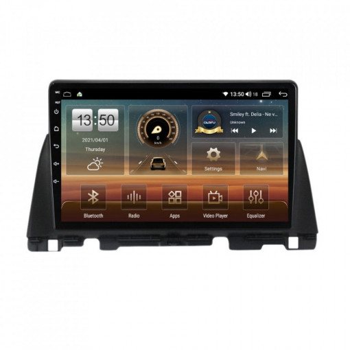 Navigatie dedicata cu Android Kia Optima II dupa 2015, 6GB RAM, Radio GPS Dual Zone, Display HD IPS 10" Touchscreen, Internet Wi-Fi si slot SIM 4G, Bluetooth, MirrorLink, USB, Waze