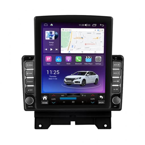 Navigatie dedicata cu Android Land Rover Range Rover Sport I 2009 - 2013, 4GB RAM, Radio GPS Dual Zone, Touchscreen IPS 9.7" HD tip Tesla, Internet Wi-Fi si slot SIM 4G, Bluetooth, MirrorLink, USB, Waze