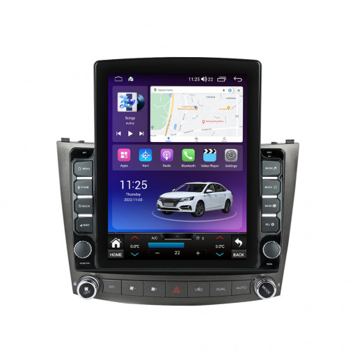 Navigatie dedicata cu Android Lexus IS 2005 - 2013, 4GB RAM, Radio GPS Dual Zone, Touchscreen IPS 9.7" HD tip Tesla, Internet Wi-Fi si slot SIM 4G, Bluetooth, MirrorLink, USB, Waze