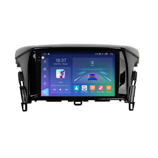 Navigatie dedicata cu Android Mitsubishi Eclipse Cross 2017 - 2020, 4GB RAM, Radio GPS Dual Zone, Display 2K QLED 9.5" Touchscreen, Internet Wi-Fi si slot SIM 4G, Bluetooth, MirrorLink, USB