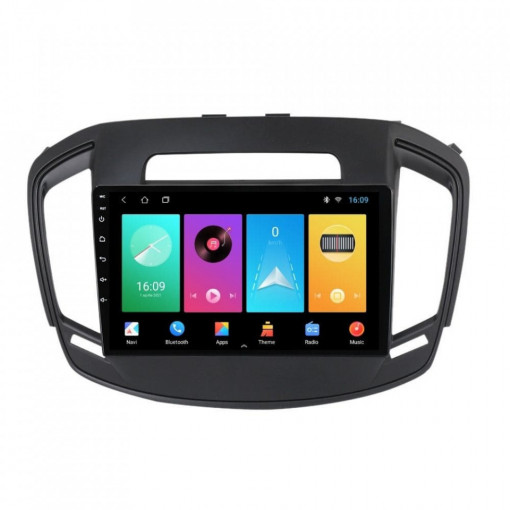 Navigatie dedicata cu Android Opel Insignia A 2013 - 2017, 2GB RAM, Radio GPS Dual Zone, Display HD IPS 9" Touchscreen, Internet Wi-Fi, Bluetooth, MirrorLink, USB, Waze