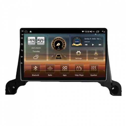 Navigatie dedicata cu Android Peugeot 3008 2016 - 2020, 8GB RAM, Radio GPS Dual Zone, Display HD IPS 9" Touchscreen, Internet Wi-Fi si slot SIM 4G, Bluetooth, MirrorLink, USB, Waze
