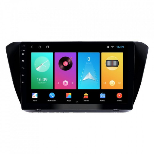 Navigatie dedicata cu Android Skoda Superb III 2015 - 2017, 1GB RAM, Radio GPS Dual Zone, Display HD IPS 10" Touchscreen, Internet Wi-Fi, Bluetooth, MirrorLink, USB, Waze