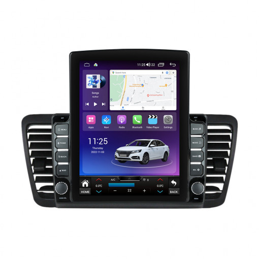Navigatie dedicata cu Android Subaru Outback / Legacy 2003 - 2009, 4GB RAM, Radio GPS Dual Zone, Touchscreen IPS 9.7" HD tip Tesla, Internet Wi-Fi si slot SIM 4G, Bluetooth, MirrorLink, USB, Waze