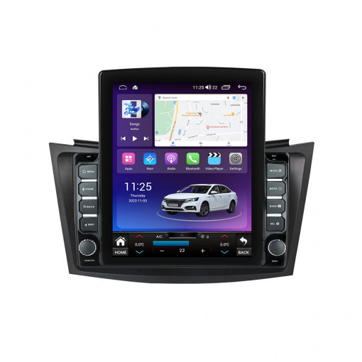 Navigatie dedicata cu Android Suzuki Swift IV 2010 - 2017, 8GB RAM, Radio GPS Dual Zone, Touchscreen IPS 9.7" HD tip Tesla, Internet Wi-Fi si slot SIM 4G, Bluetooth, MirrorLink, USB, Waze