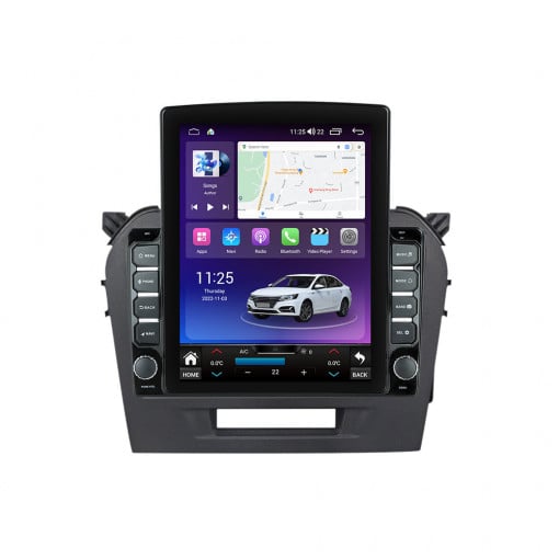 Navigatie dedicata cu Android Suzuki Vitara dupa 2015, 4GB RAM, Radio GPS Dual Zone, Touchscreen IPS 9.7" HD tip Tesla, Internet Wi-Fi si slot SIM 4G, Bluetooth, MirrorLink, USB, Waze
