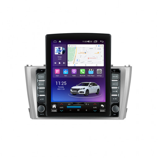 Navigatie dedicata cu Android Toyota Avensis 2009 - 2015, 8GB RAM, Radio GPS Dual Zone, Touchscreen IPS 9.7" HD tip Tesla, Internet Wi-Fi si slot SIM 4G, Bluetooth, MirrorLink, USB, Waze