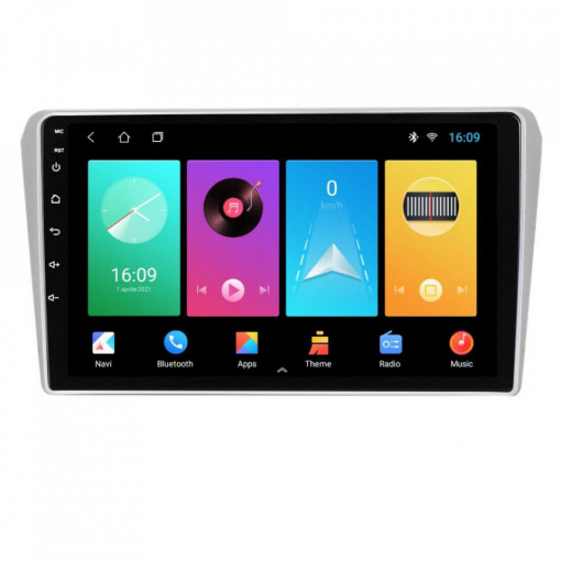 Navigatie dedicata cu Android Toyota Avensis T25 2003 - 2009, 1GB RAM, Radio GPS Dual Zone, Display HD 9" Touchscreen, Internet Wi-Fi, Bluetooth, MirrorLink, USB, Waze