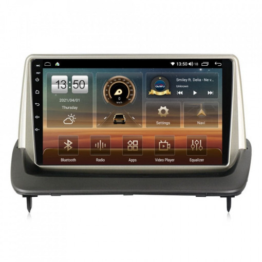 Navigatie dedicata cu Android Volvo C30 / C70 II / S40 II / V50 2004 - 2013, 6GB RAM, Radio GPS Dual Zone, Display HD IPS 9" Touchscreen, Internet Wi-Fi si slot SIM 4G, Bluetooth, MirrorLink, USB, Waze
