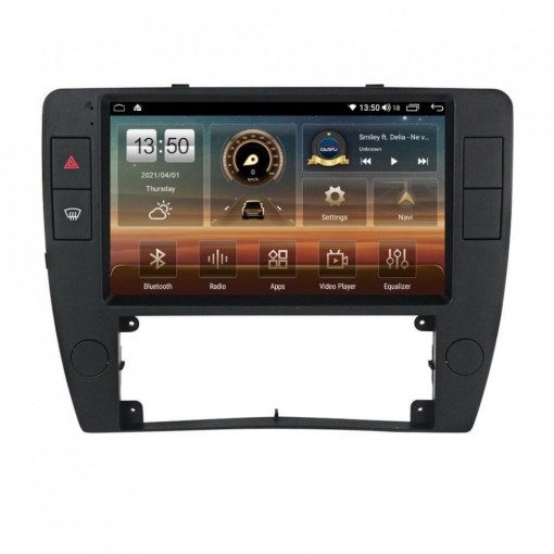 Navigatie dedicata cu Android VW Passat B5.5 2001 - 2005, 6GB RAM, Radio GPS Dual Zone, Display HD IPS 9" Touchscreen, Internet Wi-Fi si slot SIM 4G, Bluetooth, MirrorLink, USB, Waze