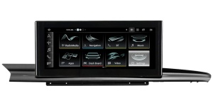 Navigatie dedicata cu Android Audi A6 (C7) / A7 2010 - 2019 cu navigatie Mib2 MHI2, 6GB RAM, Radio GPS Dual Zone, Display QLED 12.3" Touchscreen, Internet Wi-Fi si slot SIM 4G, Bluetooth, MirrorLink, USB
