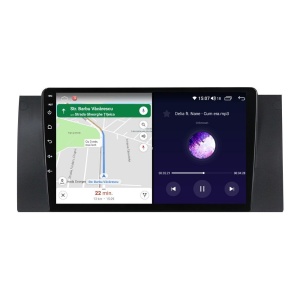 Navigatie dedicata cu Android BMW Seria 5 (E39) 1995 - 2003, 4GB RAM, Radio GPS Dual Zone, Display HD QLED 9" Touchscreen, Internet Wi-Fi si slot SIM 4G, Bluetooth, MirrorLink, USB 100289460