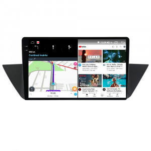 Navigatie dedicata cu Android BMW X1 (E84) 2009 - 2015, 12GB RAM, Radio GPS Dual Zone, Display 2K QLED 10.36" Touchscreen, Internet Wi-Fi si slot SIM 4G, Bluetooth, MirrorLink, USB, Waze 99350
