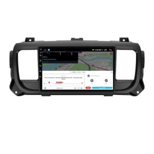 Navigatie dedicata cu Android Citroen Jumpy dupa 2016, 4GB RAM, Radio GPS Dual Zone, Display HD QLED 9" Touchscreen, Internet Wi-Fi si slot SIM 4G, Bluetooth, MirrorLink, USB 100292910