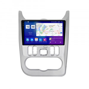 Navigatie dedicata cu Android Dacia Logan I 2008 - 2013, 8GB RAM, Radio GPS Dual Zone, Display 2K QLED 9.5" Touchscreen, Internet Wi-Fi si slot SIM 4G, Bluetooth, MirrorLink, USB, Waze 106150