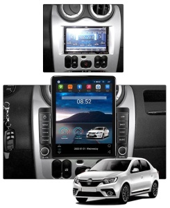 Navigatie dedicata cu Android Dacia Sandero I 2008 - 2013, 1GB RAM, Radio GPS Dual Zone, Touchscreen IPS 9.7" HD tip Tesla, Internet Wi-Fi, Bluetooth, MirrorLink, USB 100491360