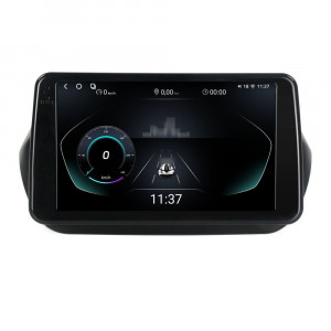 Navigatie dedicata cu Android Fiat Fiorino 2007 - 2021, 12GB RAM, Radio GPS Dual Zone, Display 2K QLED 9.5" Touchscreen, Internet Wi-Fi si slot SIM 4G, Bluetooth, MirrorLink, USB, Waze 96610