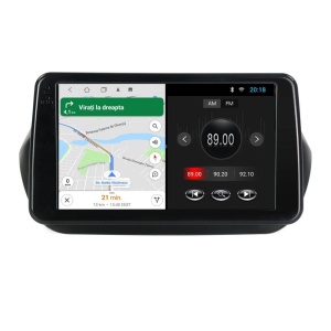 Navigatie dedicata cu Android Fiat Qubo 2008 - 2019, 1GB RAM, Radio GPS Dual Zone, Display HD IPS 9" Touchscreen, Internet Wi-Fi, Bluetooth, MirrorLink, USB 100514730